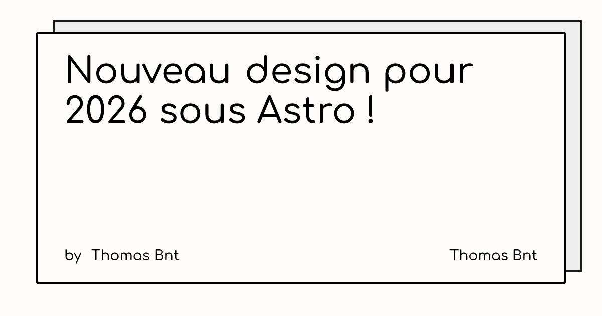 Nouvelle interface de mon site web personnel avec la page blog et le format ordinateur et mobile.